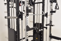 Rack de musculation multifonctionnel professionnel unisexe, robuste, pour entraînement de force et musculation, équipement de salle de sport en acier inoxydable avec logo personnalisé