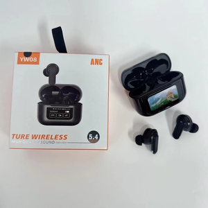 Yw08หูฟังหน้าจอสัมผัสแบบเต็มรูปแบบสีตัดเสียงรบกวนหูฟังสองตัวพร้อมสกรีนเซฟเวอร์หลายตัวและตัวเลือกหลายภาษา - Product Image 3