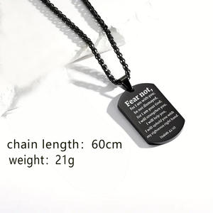 Collar de acero inoxidable para adultos, llaveros geniales para niños, regalos promocionales - Product Image 3