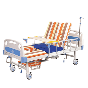 เตียงพยาบาลแบบพลิกได้ รุ่น (FS-E01/E02/E03/E04/<span class=keywords><strong>E05</strong></span>) พร้อมระบบยกหลัง/ขา และปรับระดับได้ 0-55 °   มุมเลี้ยวสำหรับบ้าน/โรงพยาบาล - Product Image 4