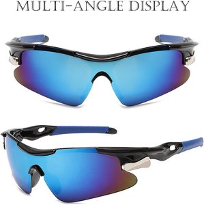 Lunettes de soleil sport polarisées personnalisées OEM 2025 – Nouveauté – Design monobloc pour hommes et femmes – Idéales pour la course, le vélo et les activités de plein air - Product Image 2