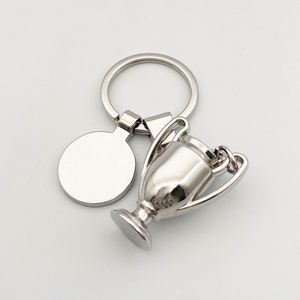 Wholesale Low Price High Quality <b>Custom</b> Metal Football <b>Key</b> <b>Rings</b> Sport Ball and Racket Keychain Promotion Gift - Product Image 3