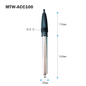 MTW-ACC100 เซ็นเซอร์วัดอุณหภูมิแบบไม่มีเมมเบรนชนิดโอโซนคลอรีนตกค้าง รุ่น YA-26-2 OEM สแตนเลสสตีล Pt1000 ช่วงการวัดอุณหภูมิ 20-40 องศาเซลเซียส - Product Image 3