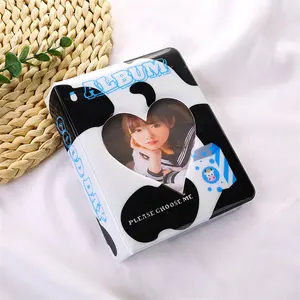 Ollow out-Soporte transparente para sesión fotográfica kpop, carpeta personalizada, mini carpeta, libro de colección