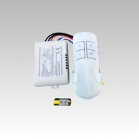 Interrupteur intelligent sans fil 220V 10A avec télécommande pour éclairage, portée 100m, compatible multi-canaux, système de maison intelligente à piles