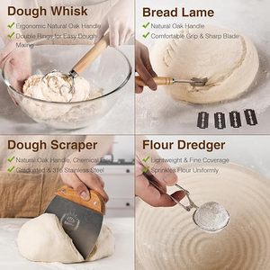 Kit <span class=keywords><strong>de</strong></span> Cesta <span class=keywords><strong>de</strong></span> Fermentación <span class=keywords><strong>de</strong></span> Pan <span class=keywords><strong>de</strong></span> <span class=keywords><strong>Pulpa</strong></span> <span class=keywords><strong>de</strong></span> <span class=keywords><strong>Madera</strong></span> Personalizada <span class=keywords><strong>de</strong></span> Moda, la Mejor Cesta <span class=keywords><strong>de</strong></span> Fermentación <span class=keywords><strong>de</strong></span> Pan <span class=keywords><strong>de</strong></span> 9 Pulgadas para Restaurante con Forro - Product Image 4