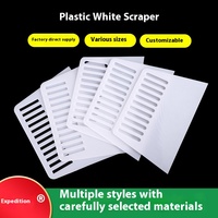 Grattoir en plastique blanc de qualité industrielle de la marque YUANZHENG, pour peinture, papier peint, mastic, film, décoration, fournisseur direct, Chine