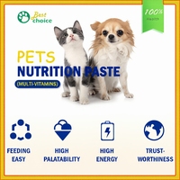 Compléments alimentaires pour animaux de compagnie OEM, pâte multivitaminée pour chats et chiens, soutien immunitaire, 120 g, sachet à absorption rapide