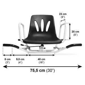 Silla de Baño Giratoria para Personas Mayores, Silla de Baño 360° PEPE P30013 - Product Image 2