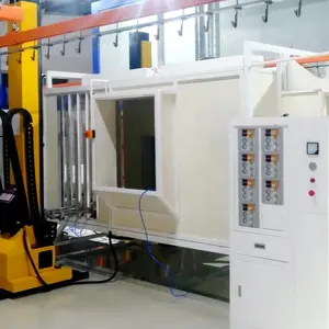 Automatic Powder Coating Booth Electrostatic Powder Coating Line Machine