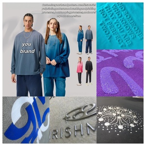 Sweat-shirt à capuche personnalisé en coton pur, style rétro délavé, imprimé DTG, avec fermeture éclair et strass, style streetwear américain - Product Image 6