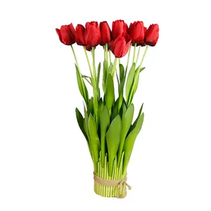 Kunstbloemen china tulp bloem 16-heads bud tulp ingemaakte voor event decoratie