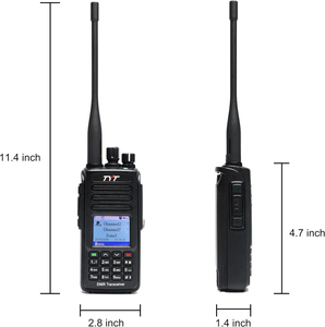 Talkie-walkie TYT MD-UV390 PLUS, étanche IP67, numérique DMR, AES256, double segment, 10W, station portable - Product Image 4