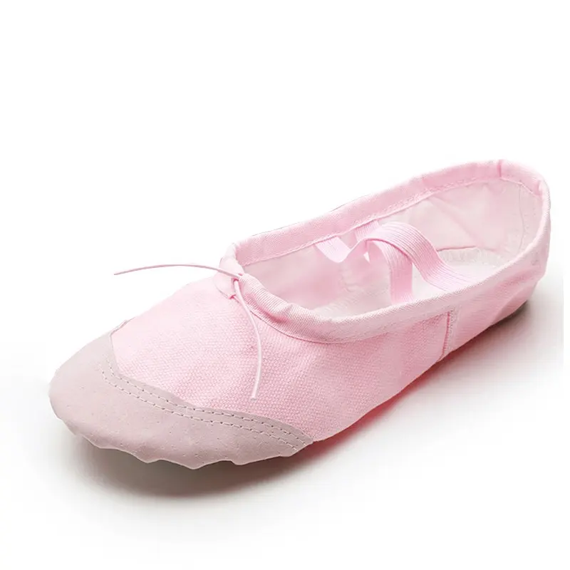 Tuval astar bale ayakkabıları tuval dans ayakkabıları kızlar yetişkin bale dans ayakkabıları