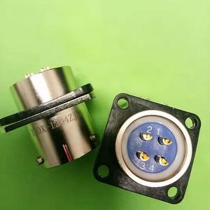 Y50X-1204 ขั้วต่อแบบวงกลม ขั้วต่อปลั๊ก 4 พินแบบบัดกรี - Product Image 2