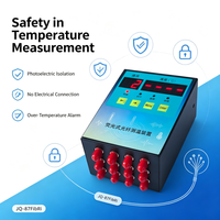 Capteur de Température Optique Passif 3mm pour Surveillance d'Armoire, de -50°C à 300°C, Alarme Relais, Moniteur Thermique sur Rail DIN