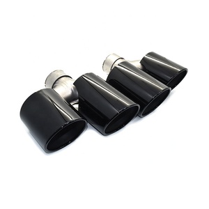 Tubo de Escape de Acero Inoxidable para Automóvil, Punta de Silenciador Negra, Sistema de Escape, Boquilla de Escape para <span class=keywords><strong>Alfa</strong></span> Romeo Giulia 200 280 - Product Image 4