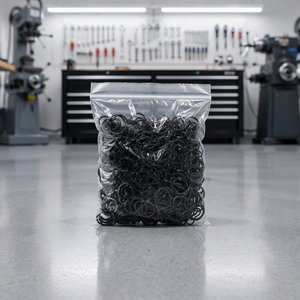 Fornitura Diretta dalla Fabbrica Elastici in Gomma Naturale Nera Rotondi Marca WL Modello WXF-088 Prodotti in Cina per Ufficio, Scuola, Casa - Product Image 4