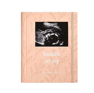 Pregnancy Journal Hardcover Spiral Notebook Customized Baby Keepsake Book Memory Book