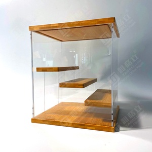 Boîte de présentation en acrylique transparent YAGELI YGL-ash037 tendance avec éclairage, pour exposition uniquement, épaisseur personnalisable, échantillon gratuit disponible - Product Image 5