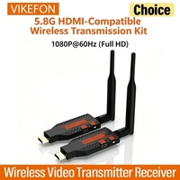 Émetteur-récepteur sans fil compatible 58G 50M 4K30Hz pour extension vidéo, ordinateur portable, caméra, décodeur TV, moniteur