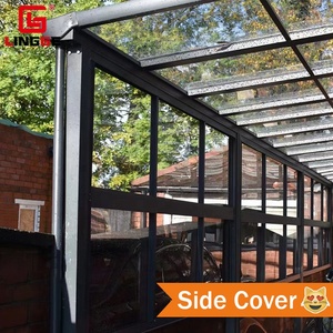 <span class=keywords><strong>Toldo</strong></span> resistente a la lluvia, <span class=keywords><strong>toldo</strong></span> <span class=keywords><strong>recto</strong></span> de tipo dosel con columna, cubierta de Patio, de policarbonato - Product Image 6