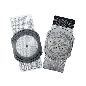 Personalización Diapositiva Gráfico Sólido Aluminio Micro Vuelo plotter Circular E6b Vuelo Computadora