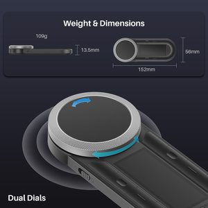 Design ergonomique Le <span class=keywords><strong>clavier</strong></span> à une main Huion combine un mini <span class=keywords><strong>clavier</strong></span> à cadran sans fil - Product Image 5