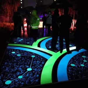 Pierres de silicate à haute dureté qui brillent dans le noir pour les allées de jardin de luxe, les chemins, les aménagements paysagers, les galets lumineux - Product Image 4