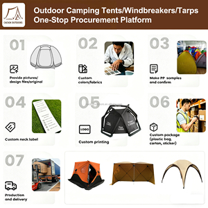 High Quality & 4M Hexagonal Tent Quick Set-<b>Up</b> for Outdoor Camping Factory Direct Price - Product Image 5