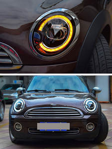 Faros Delanteros para BMW <span class=keywords><strong>Mini</strong></span> R55 R56 R57 2007-2013, Actualización de Faros Delanteros, Luces Diurnas de Venta al por Mayor - Product Image 6