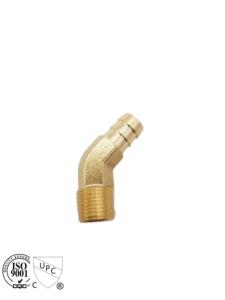 <span class=keywords><strong>Gomito</strong></span> a 45 gradi in ottone per tubi a bassa pressione (OD*MIP) - Product Image 1