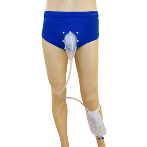 External <strong>Male</strong> Urinary Drainage Bag With Silicone Urinal Collector Set <strong>Catheter</strong> Leg Urine Bag for Man Urine Collection Bag - Product Image 1