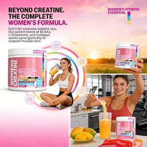 Poudre de créatine monohydrate pour femmes avec inositol, biotine et <span class=keywords><strong>collagène</strong></span> pour compléments alimentaires - Product Image 4