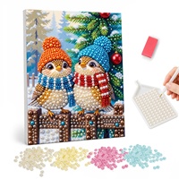 Kit de peinture diamant 5D perle, motif oiseau mignon, artisanat de décoration intérieure de luxe, livraison directe du fabricant