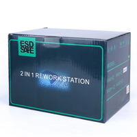 Station de soudage YIHUA 992D+ avec écran LCD, fer à souder, stylo à vide, extraction des fumées, station de retravail BGA, sèche-cheveux à air chaud