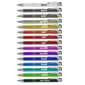 गर्म बिक्री भारी लक्जरी एल्यूमीनियम धातु बॉलपॉइंट बॉल पेन के साथ कस्टम लोगो प्रिंटिंग लेजर निर्माता उपहार के लिए उत्कीर्ण - Product Image 1