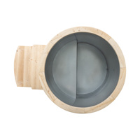 Nouvelle baignoire de récupération sportive traditionnelle pour 1 personne, en acier inoxydable, design écologique et refroidisseur intégré