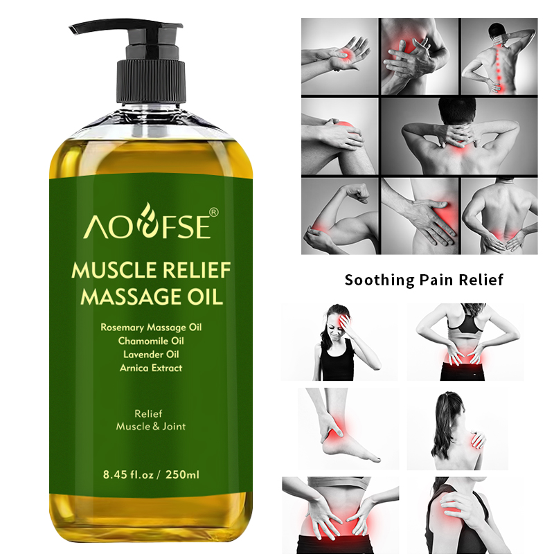 Sore Muscle Massage Oil For Body Natural With Lavender Warming Relaxing Massaging Muscles Organic Massage Oil