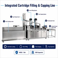 Machine automatique de remplissage et de bouchage de cartouches de mastic silicone pour adhésif PU et mastic MS