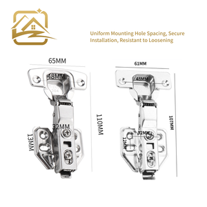 Bisagra Hidráulica Oculta de Alta Calidad para Puerta de Armario, con Cierre Suave, de 26 mm y 4 Orificios - Product Image 3