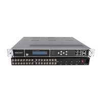 Modulador de 16 Canales SS2+4 HD H.264/H.265 Opcional Multicanal HD IP a DVB-C ISDB-T DVB-T RF 1080P 60fps