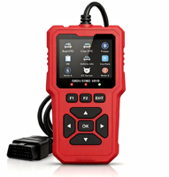 Escáner de Diagnóstico de Fallas para Vehículos V919 al Precio Más Bajo, Lector OBD2 Rojo, Escáner Multifuncional para Eliminación de Fallas