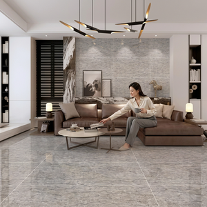 Opera Silver Double Charge Porcelain Tiles 600x1200mm Polished Glossy Marble Floor Wall Tiles - Product Image 6