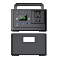 Générateur solaire portable à charge sans fil 150W 96Wh Batterie LiFePO4 Sortie multi-ports Alimentation de secours pour le camping, les voyages et la maison