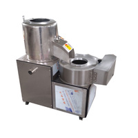 Machine à éplucher et à trancher automatique industrielle pour le lavage des pommes de terre