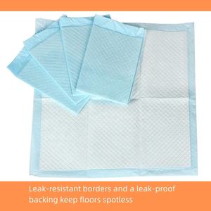 Extra dicke blaue XXXL Einweg-Welpen-Trainings-Pee-Pads für Hunde und Katzen Wasserdichtes Holz material Haustier-Trainings pads - Product Image 2