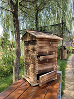 Meistverkauftes Bienenzucht-Haus Bienenkasten Holz-Bienenhaltungsausrüstung Topseller 2019 Mit 20 Zubehörteilen Online-Support für Bauernhöfe Kx