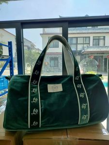 Customized Portable Flannel Hanging Tote Bags Canvas Roll Type Travel Bags for <b>Shopping</b> Customized Flannel Cotton - Product Image 2