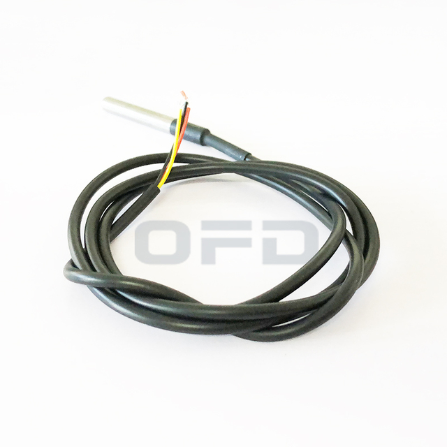 DS18B20 Temperature Sensor Digital Thermal Probe Waterproof Temperature Sensor DS18B20 with Heat Resistance Thermal 1m Cable